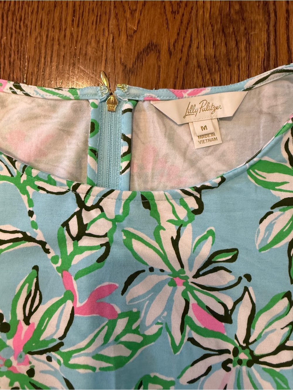 Lilly Pulitzer Blaise 3/4 Sleeve Romper Multi Sun of a Bun - Picture 3 of 4
